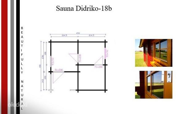 Сауна ,,Didriko-18b,, holzhaus, casa de madera (фото #3)