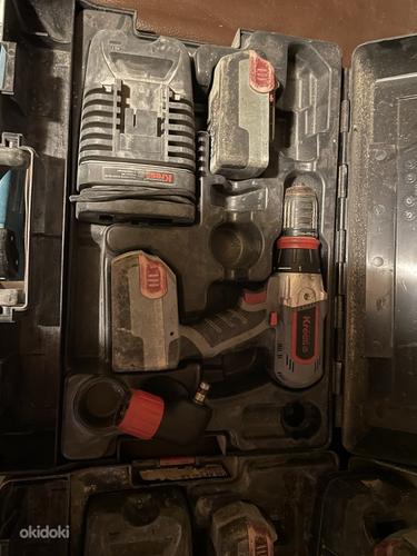 KRESS 18 V, набор профессиональных аккумуляторных дрелей-шур (фото #5)