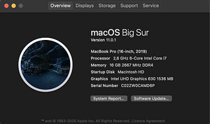 Macbook pro 16 ( 2020 ) (2 foto / 2)