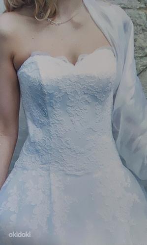 Свадебное платье + нижняя юбка (Anna-Bella), S-M (фото #2)
