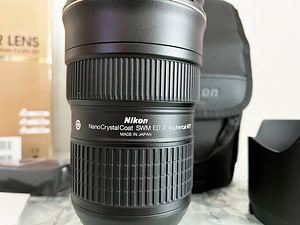 Объектив AF-S Nikkor 24-70 мм f/2.8G ED + 2 фильтра Hoya (2 фото из 5)
