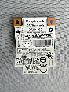 Wifi-kaart Qualcomm Atheros QCWB335 T77H436.03 HF, Wi-Fi4 (3 foto / 5)