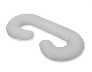 Новая подушка для беременных С-образная, светло-серая