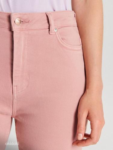 Новые розовые брюки с высокой талией, 36 (фото #2)
