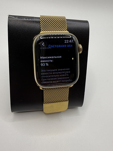 Apple watch 9 Stainless steel, 41mm, Gps +Lte Gold (4 foto / 7)