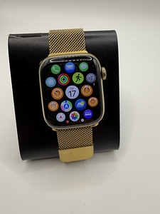 Apple watch 9 Stainless steel, 41mm, Gps +Lte Gold (5 foto / 7)