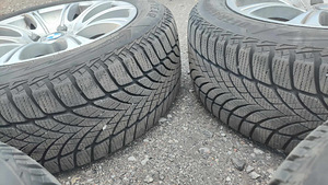 Диски BMW 5x120 + как новые ламели Goodyear 225/50/17 (7 фото из 8)