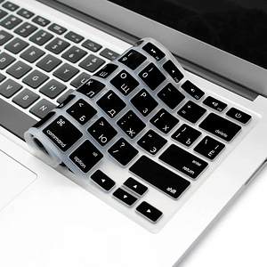 MacBook силиконовый чехол-клавиатура ENG/RUS