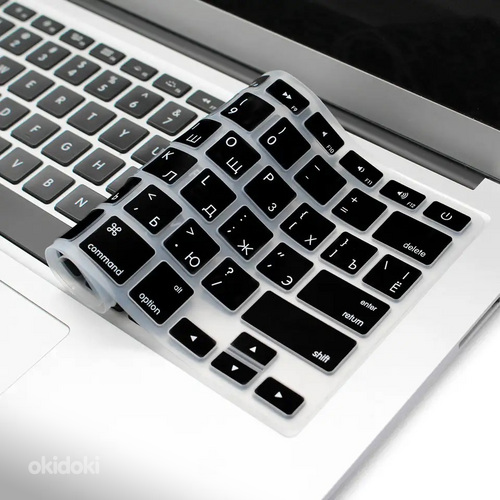 MacBooki silikoonist klaviatuuri kate ENG/RUS (foto #1)