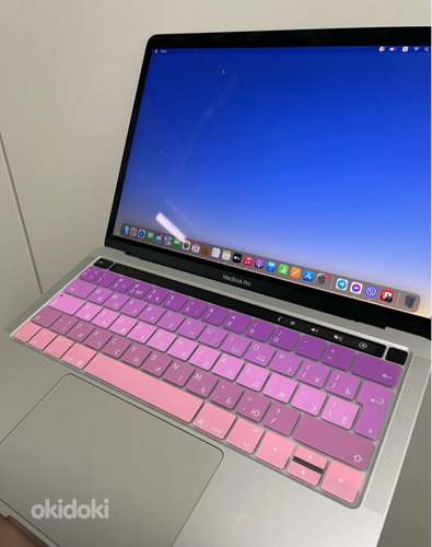MacBook силиконовый чехол-клавиатура ENG/RUS (фото #6)