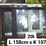 Окно ПВХ Д158см x В 107см (в наличии 2 шт) (фото #1)