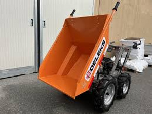 Строительная тележка с двигателем Briggs&Stratton, 4x4 и сне (2 фото из 6)