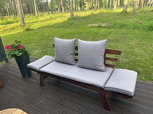 Terrassimööbel akaatsiapuust Asko (3 foto / 5)