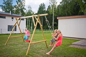 Laste aiakiik Magnus immutatud puidust, UUS (2 foto / 2)