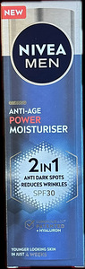 NIVEA MEN Anti-Age Power SPF 30 niisutav kreem