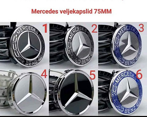 Mercedes Benz veljekapslid 75mm uued olemas 6 varianti (1 foto / 7)