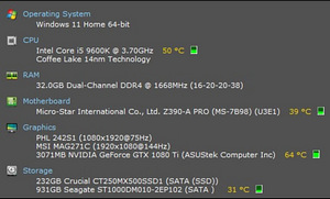 Mänguri arvuti Intel Core i5 9600k 3.7Ghz (2 foto / 2)