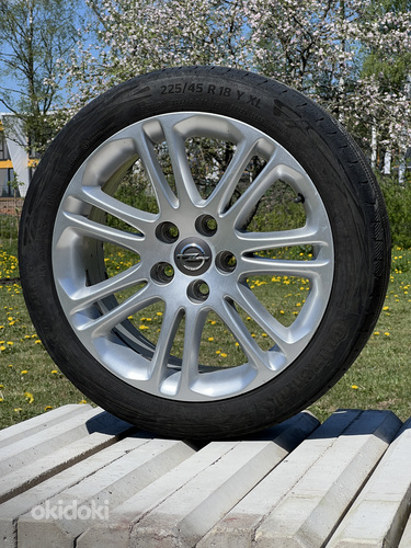Колеса Opel insignia 5x120 с летними шинами (фото #1)