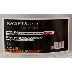 Pneumaatiline värvimisseade värvimiskomplekt 8L KD1653 Kraft (2 foto / 8)