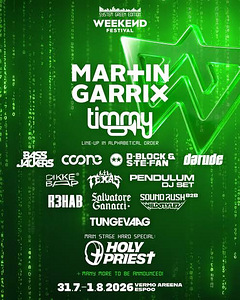 Weekend Festival Helsinki 2026 Martin Garrix etc (1 foto / 1)