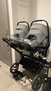 2x Bugaboo Turtle Air by Nuna turvahäll Grey melange +isofix (7 foto / 7)