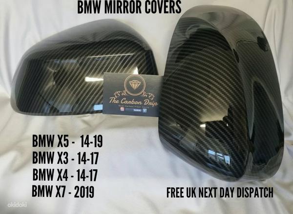 BMW X3 X4 X5 X7 Carbon Peegli korpused (foto #1)