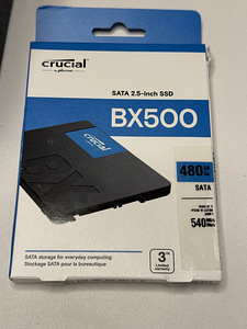Crucial SSD BX500 480GB 2.5" (1 foto / 1)