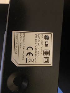 LG HT806TQ DVD HOME CINEMA KARAOKE SYSTEM,RADIO (3 foto / 9)