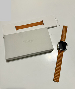 Apple watch ultra 2, 49mm, leather band, garantii (2 foto / 3)