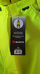 Uued WÜRTH talvised tööpüksid traksidega (2 foto / 3)
