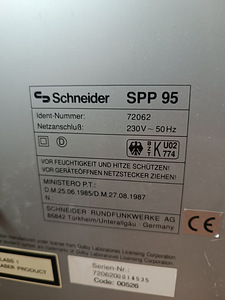 Muusikakeskus Schneider SPP 95 + pioneer CS-5030 kõlarid (8 foto / 10)
