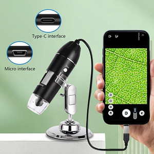 1600X цифровая микроскоп-камера 3 в 1 с USB типа C (3 фото из 7)