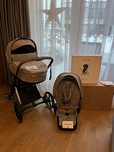 Müüakse Cybex Priam v4 Soho Grey värvi Chrome Brown raamiga (1 foto / 5)