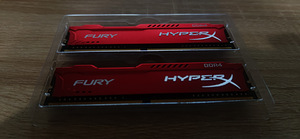 HyperX FURY Red 16GB DDR4 2400MHz (1 foto / 2)