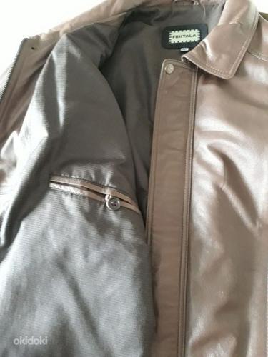 Новая мужская кожаная куртка Friitala 3 XL (фото #4)