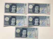 Müüa 1994 aasta 100 ja 50 Eesti krooniseid..
