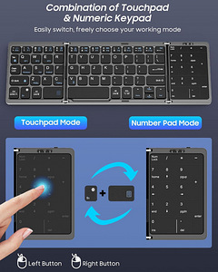 Klaviatuur mini kaasaskantav bluetooth (3 foto / 5)