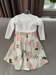 Pidulik kleit, bolero kingituseks, suurus 110 (5 foto / 5)
