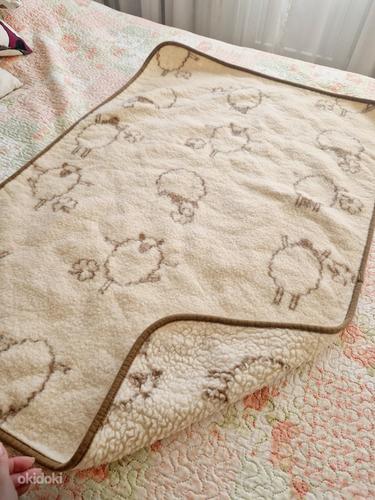 Натуральное шерстяное детское одеяло 90 × 130 см (фото #1)
