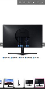 Samsung R550, 28”, Ultra HD, LED IPS монитор (2 фото из 2)