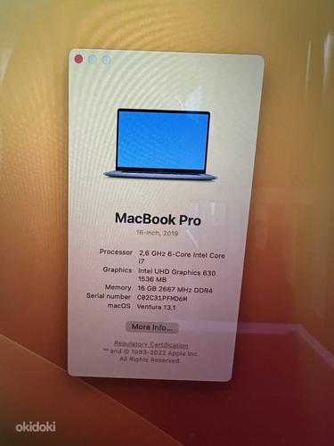 2019 Macbook Pro 16" (фото #3)