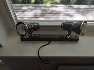 Seinavalgusti kahe pirniga/ Wall lamp (1 foto / 1)
