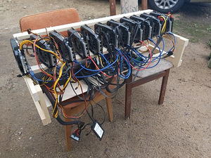 11x p106-100 майнер ETH = 275 Mh / s (1 фото из 1)