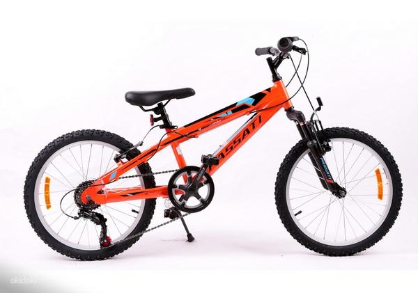 Новый детский велосипед алюминиевая рама, колеса 20 6-9л. (фото #1)