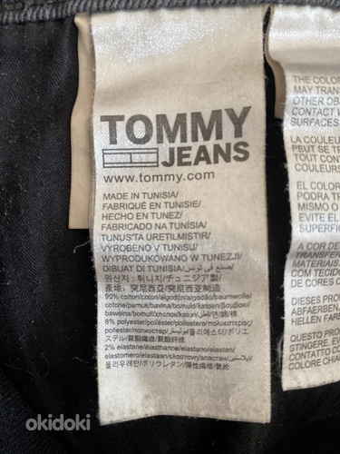 Tommy Jeans mustad teksapüksid 29/32 (Slim fit) (foto #4)