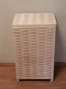 Pesukast, vintage, nõukaaegne/plastikpunutis (1 foto / 6)