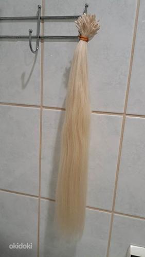 Blond Slaavi Lux keratiin juuksepikendused (foto #1)