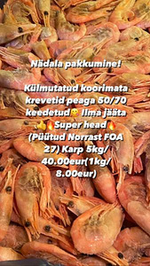 Külmutatud krevetid 50/70 .BEN'S Vannamei 16/20 (1 foto / 4)