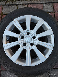 16" RS Continental 205/60/16 IceContact 2 rehvidega (2 foto / 9)