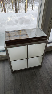 Ikea Kallax riiulimoodul + 2 komplekti sahtleid (2 foto / 4)